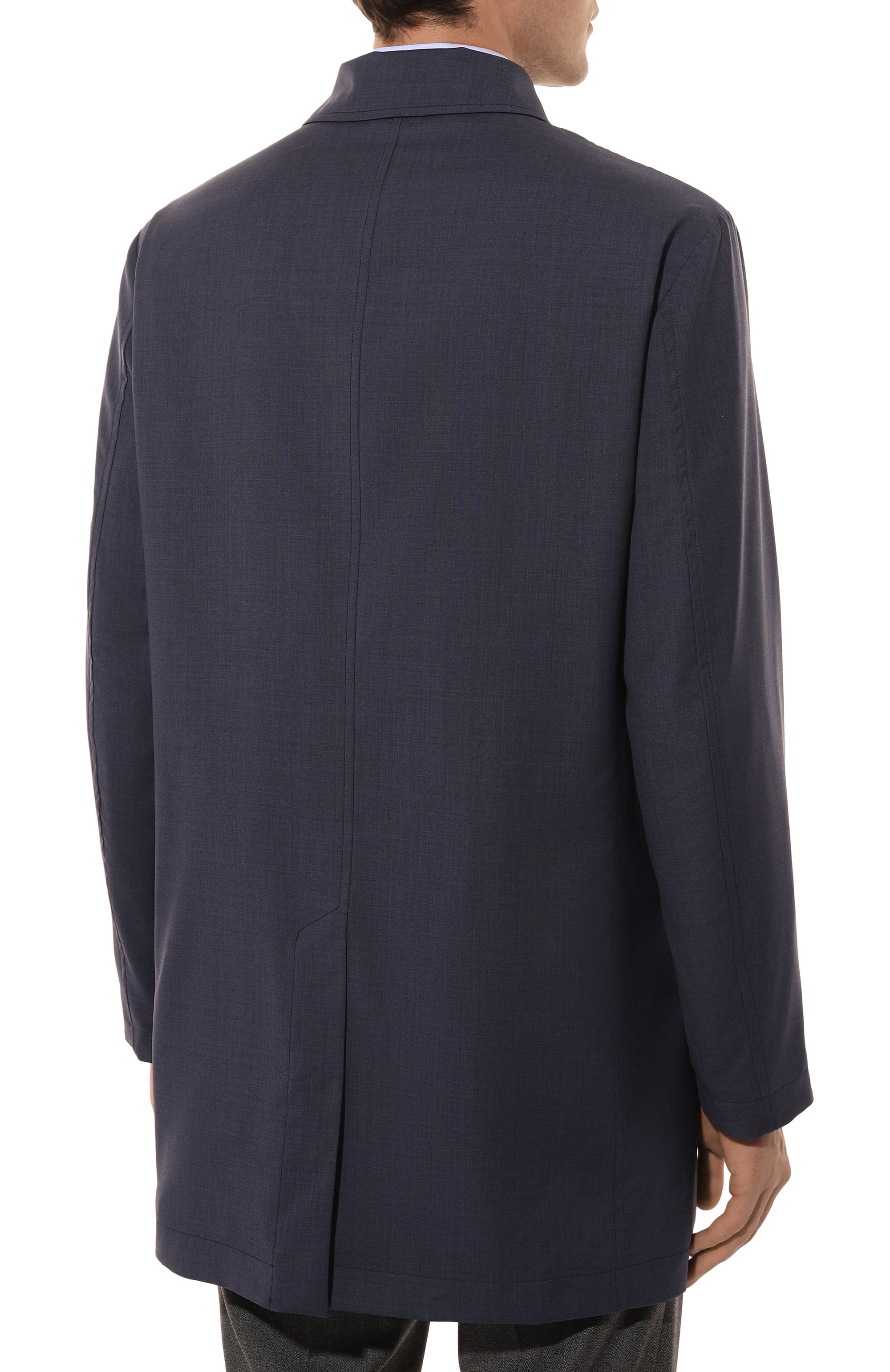 Шерстяной плащ CANALI, арт. 010489U/R01620, фото 4