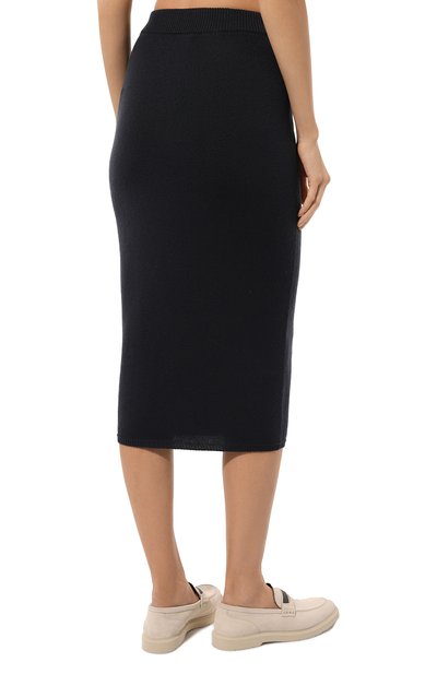 Кашемировая юбка KITON темно-синего цвета по цене 118500 руб., арт. D547487333773337, фото 4 Кашемировая юбка KITON, арт. D547487333773337, фото 4