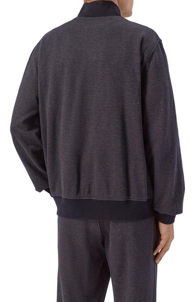 Хлопковая толстовка ANDREA CAMPAGNA темно-синего цвета по цене 85450 руб., арт. 19M466.SZ00.CAMP./56, фото 4 Хлопковая толстовка ANDREA CAMPAGNA, арт. 19M466.SZ00.CAMP./56, фото 4