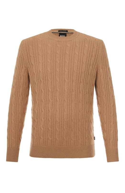 Джемпер из шерсти и кашемира BOSS 50549975 Бежевый 50549975