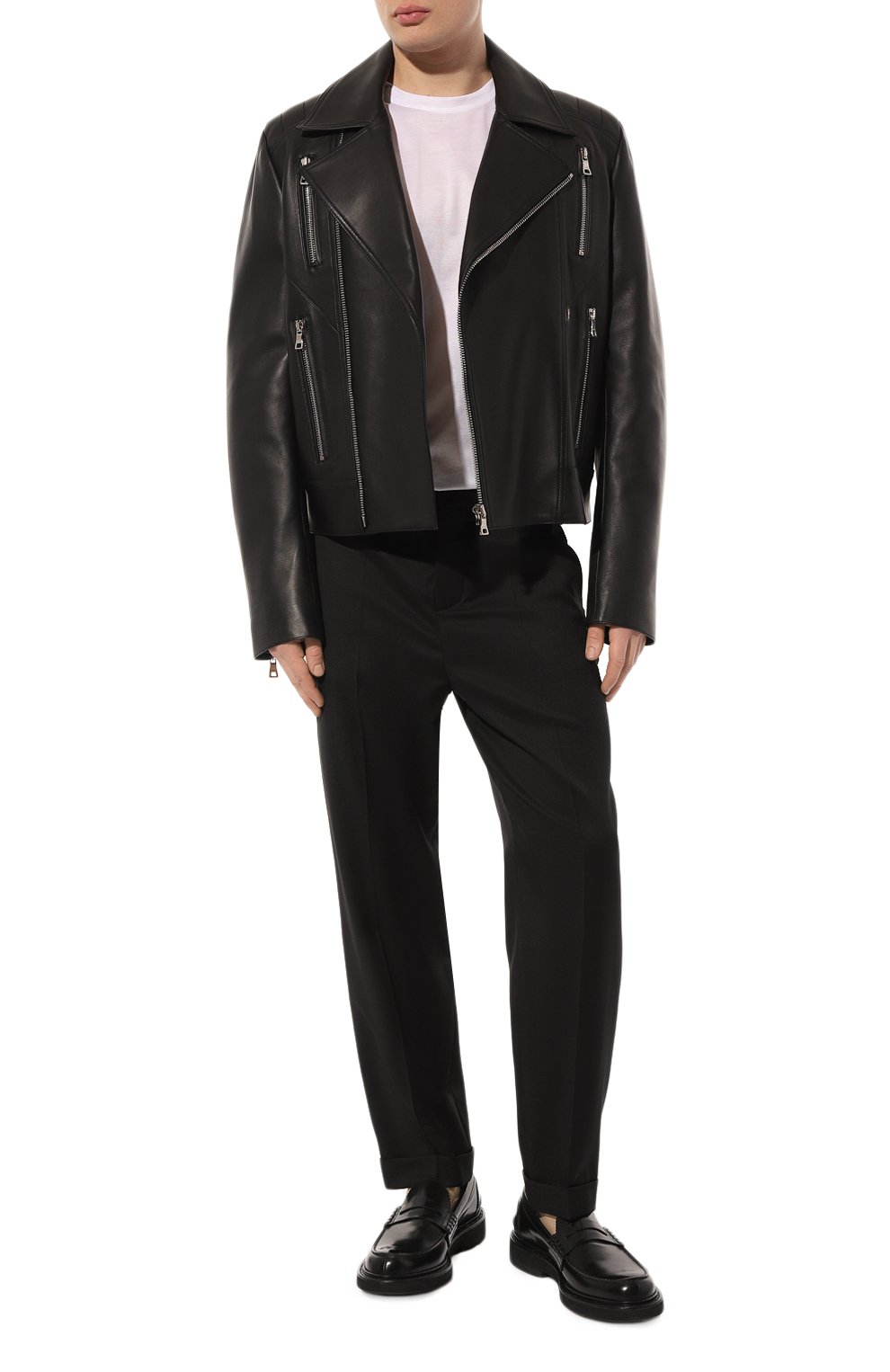 Кожаная куртка BALMAIN, арт. YH1TD170LB24, фото 2