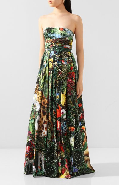 Хлопковое платье DOLCE & GABBANA, арт. F6I8DT/GDV52, фото 3