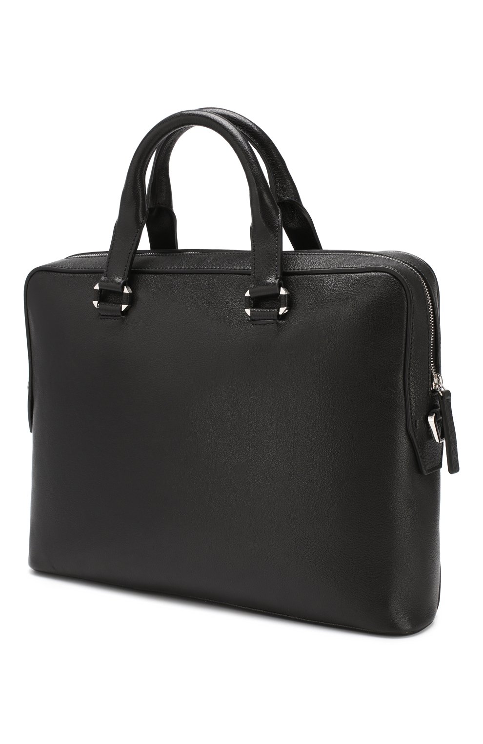 Кожаная сумка для ноутбука BRIONI черного цвета по цене 278000 руб., арт. 0ITX0L/07733, фото 3 Кожаная сумка для ноутбука BRIONI, арт. 0ITX0L/07733, фото 3