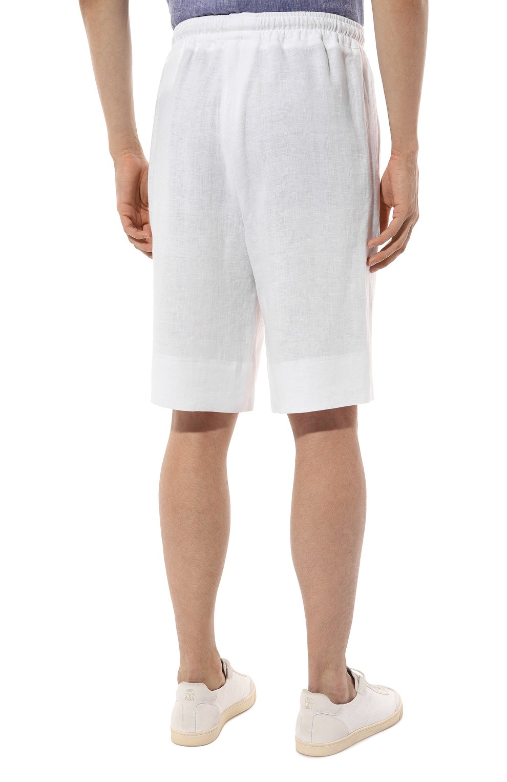 Льняные шорты KITON, арт. UPN005H08838, фото 4