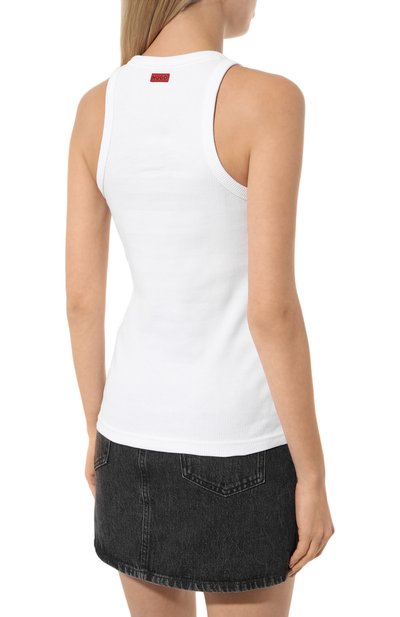 Хлопковая майка HUGO, арт. 50478532, фото 4