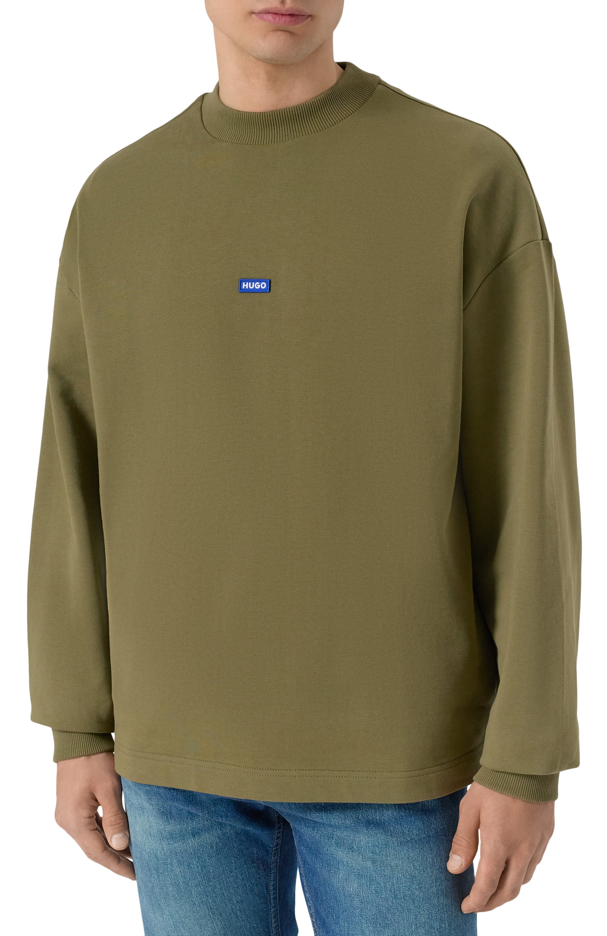Хлопковый свитшот HUGO BLUE, арт. 50522359, фото 3