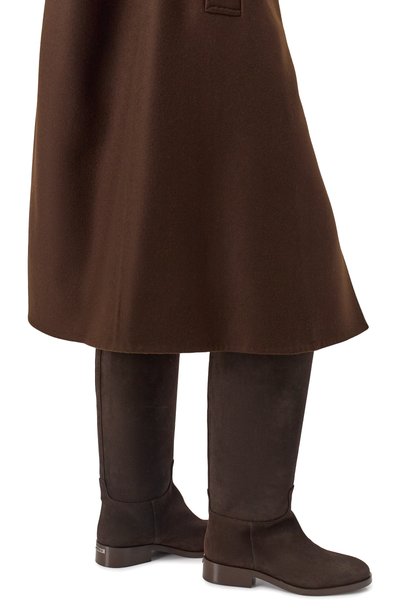 Женские замшевые сапоги charlotte LE SILLA, арт. 7153G030MCPPVEL