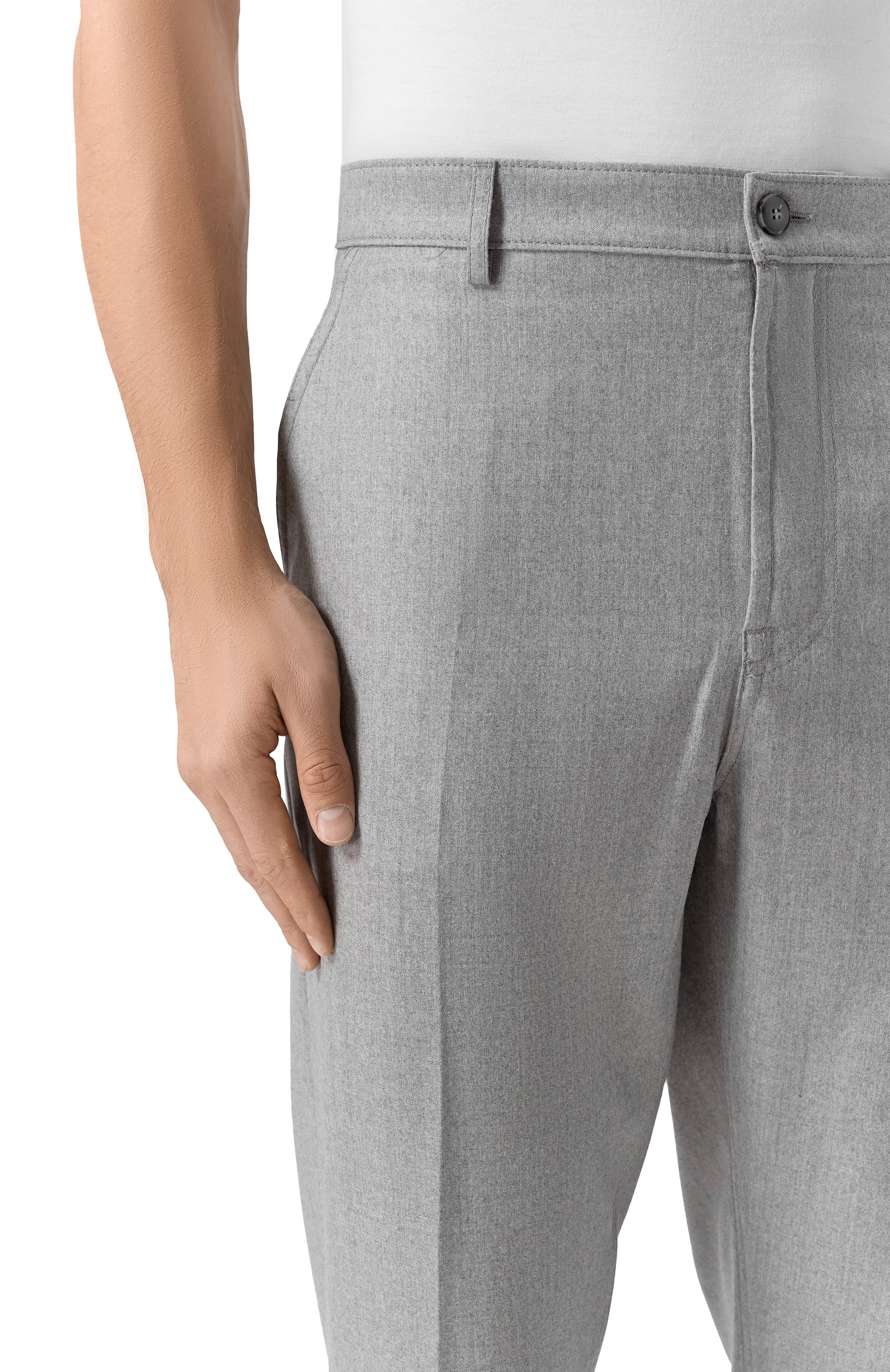 Шерстяные брюки CANALI, арт. U1675/AN00019, фото 5