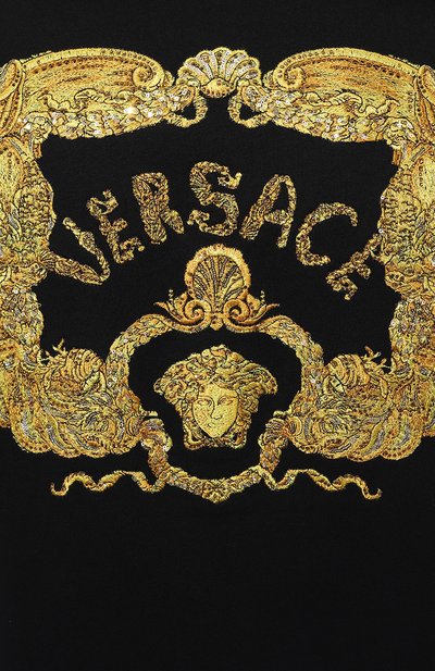 Хлопковая толстовка VERSACE, арт. 1011048/1A08035, фото 5