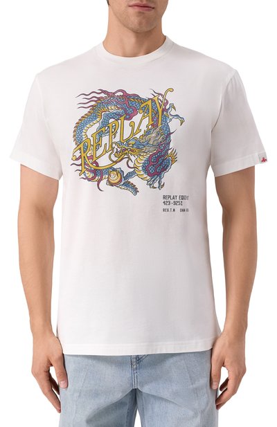 Хлопковая футболка REPLAY, арт. M3207 .000.2660, фото 3
