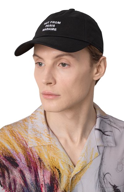 Хлопковая бейсболка DROLE DE MONSIEUR, арт. PERM-CP151-C0138-BL, фото 2