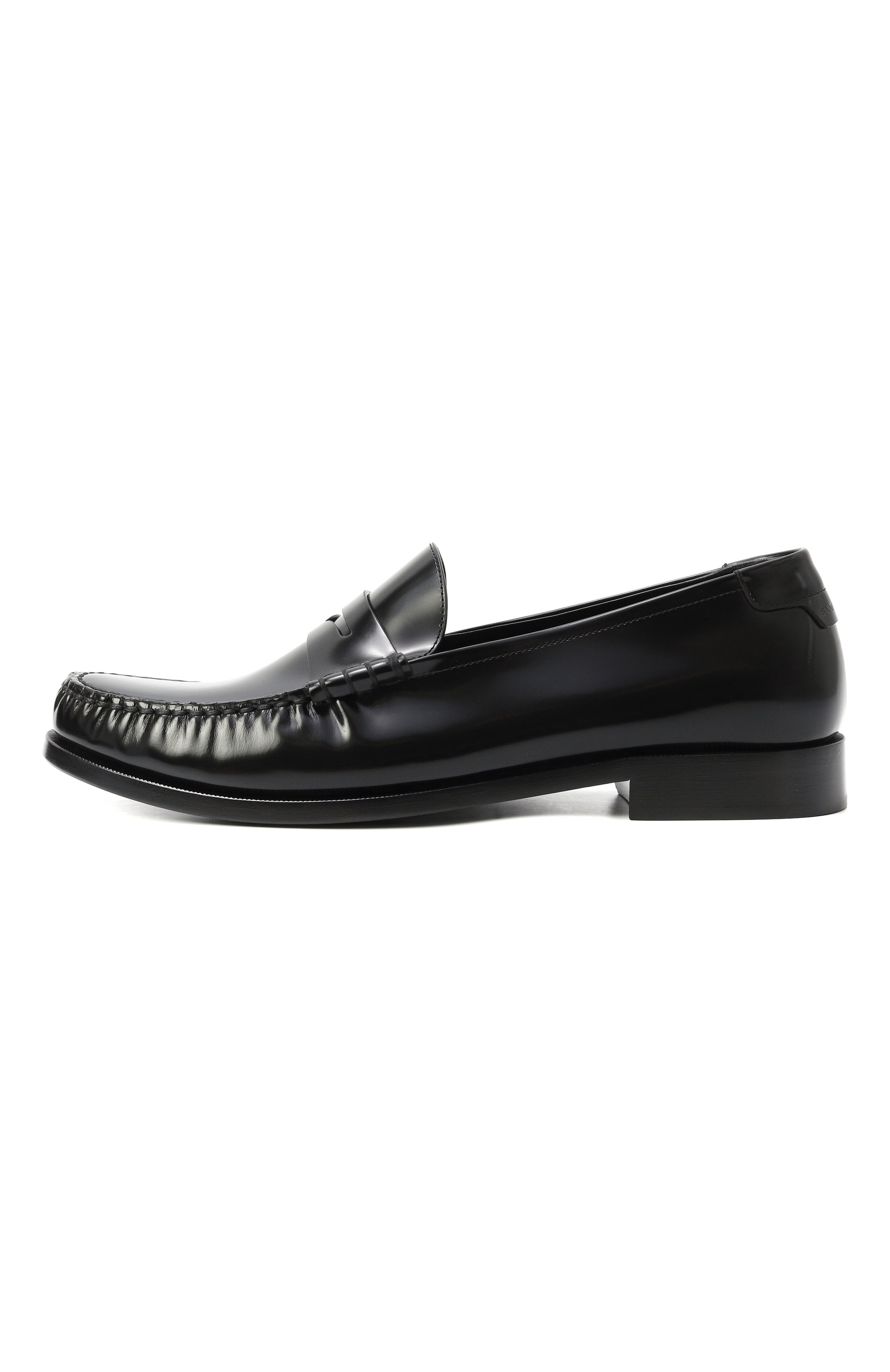 Кожаные пенни-лоферы le loafer SAINT LAURENT, арт. 670231/AAA7R, фото 4