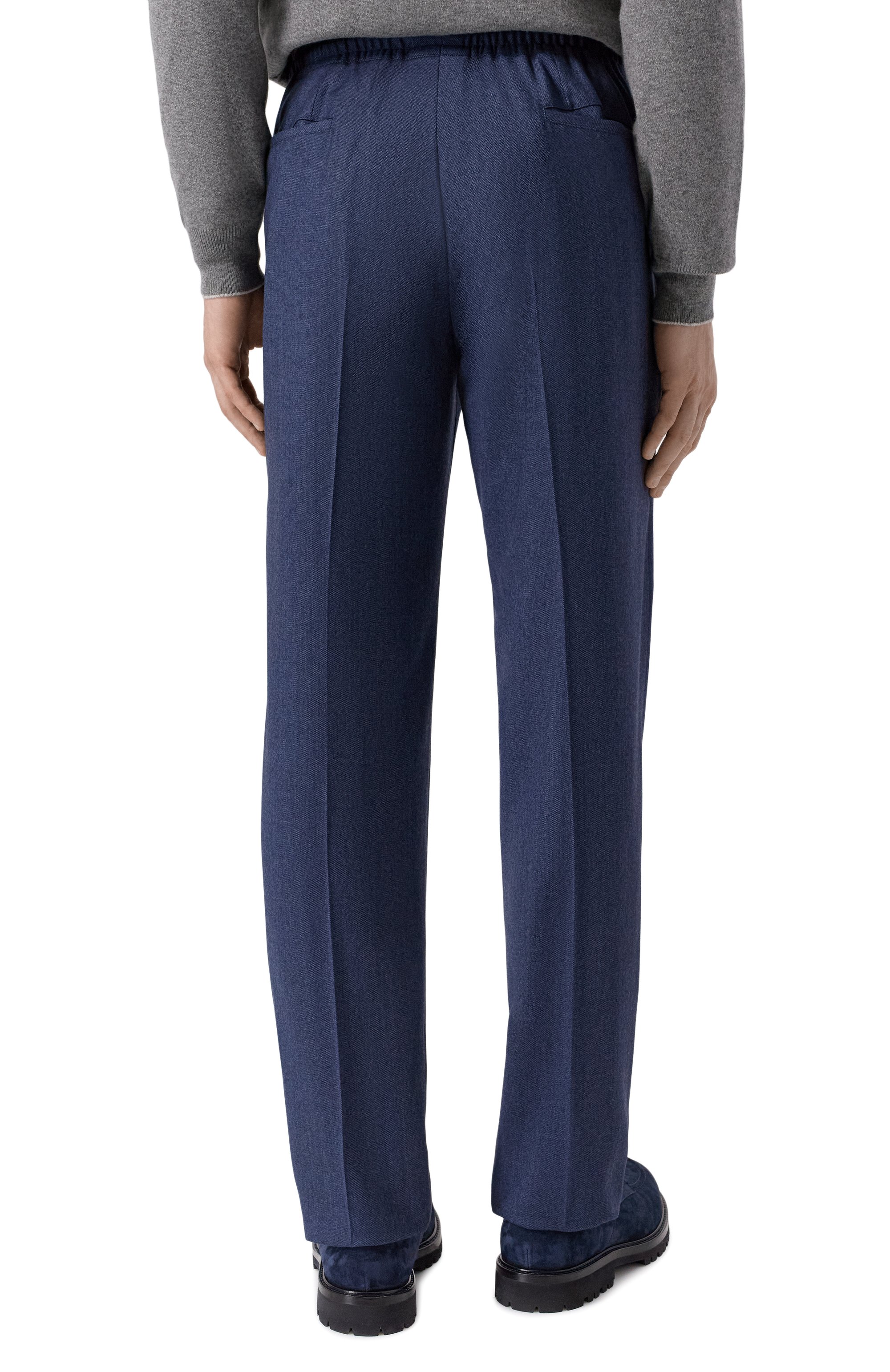 Шерстяные брюки KITON, арт. UPN01K0125G13, фото 4