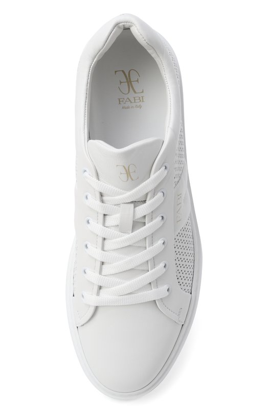 Кожаные кеды Polignano Fabi FU0459/NAPPA BAR0N Белый  FU0459/NAPPA BAR0N Фото 5