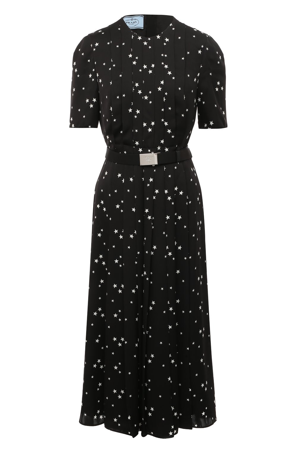 Платье PRADA черного цвета по цене 350000 руб., арт. P3D13H-1YH8-F057Z-211, фото 1 Платье PRADA, арт. P3D13H-1YH8-F057Z-211, фото 1