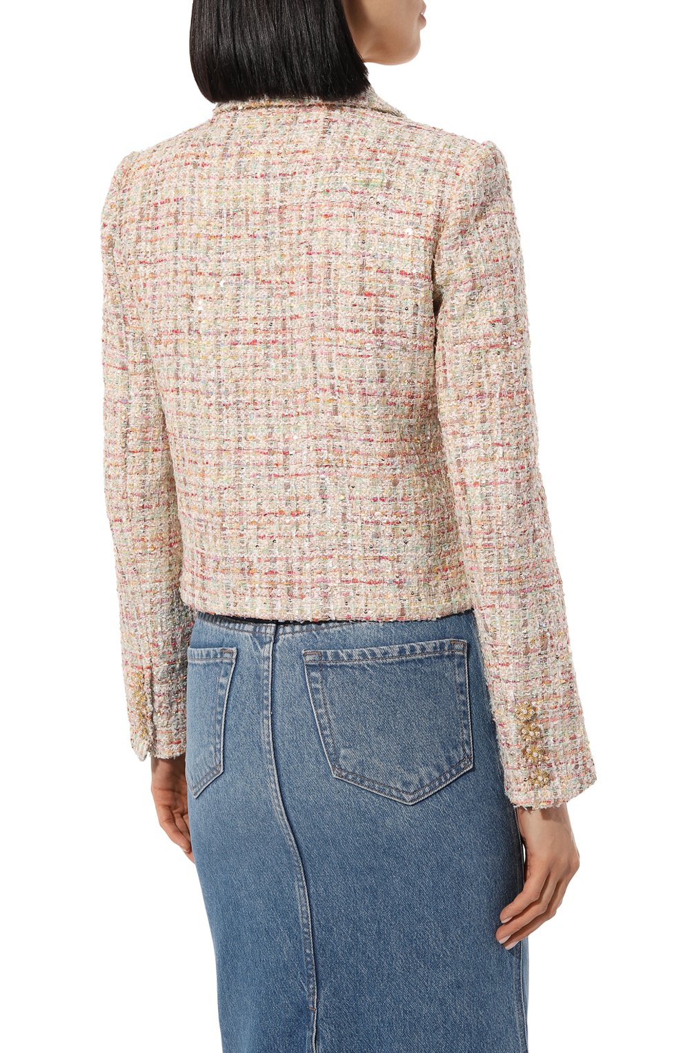 Твидовый жакет SELF-PORTRAIT, арт. PF24-110JA-C, фото 4