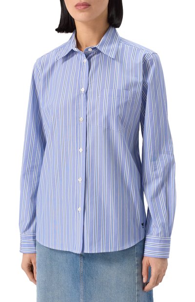 Хлопковая рубашка WEEKEND MAX MARA, арт. BAHAMAS, фото 3