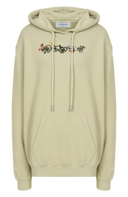 Женский хлопковое худи OFF-WHITE, арт. 0WBB064F25FLE002