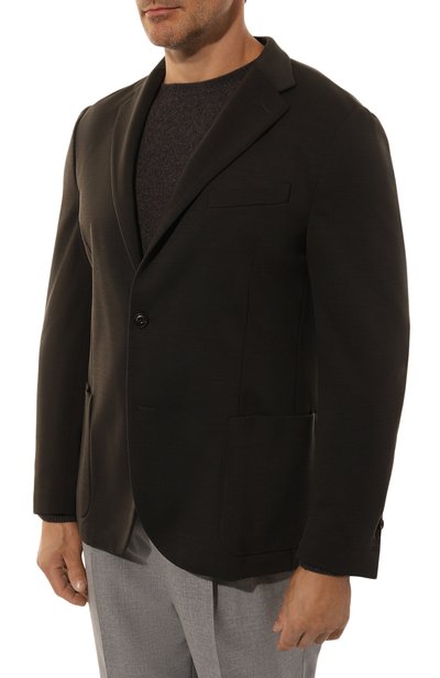 Пиджак из шерсти и хлопка CORNELIANI, арт. 93X523-9318800, фото 5