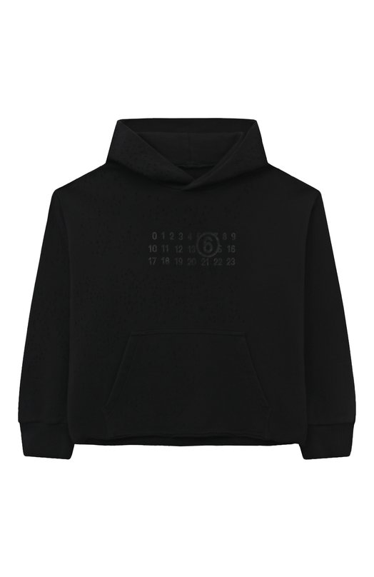 

Хлопковое худи MM6, Чёрный