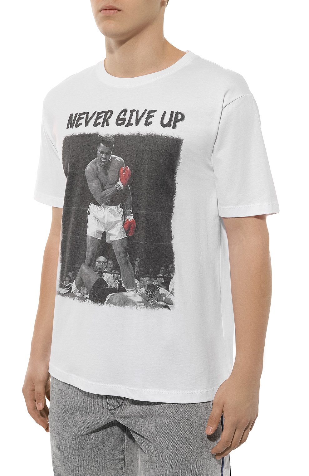 Хлопковая футболка BISIBIGLIO, арт. ALI NEVER GIVE UP, фото 3