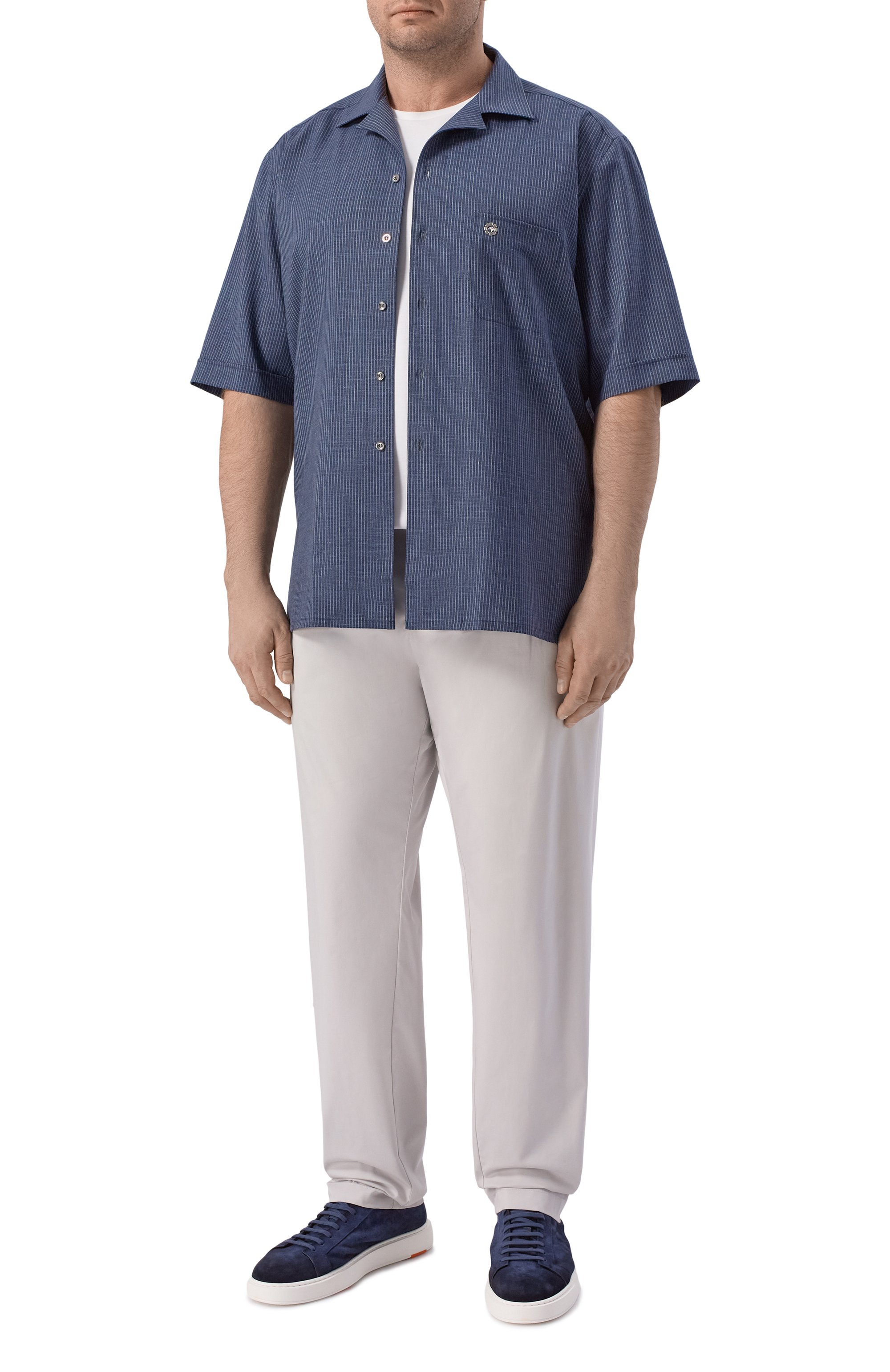 Рубашка из шерсти и шелка STEFANO RICCI, арт. SP008239/WKL09U, фото 2