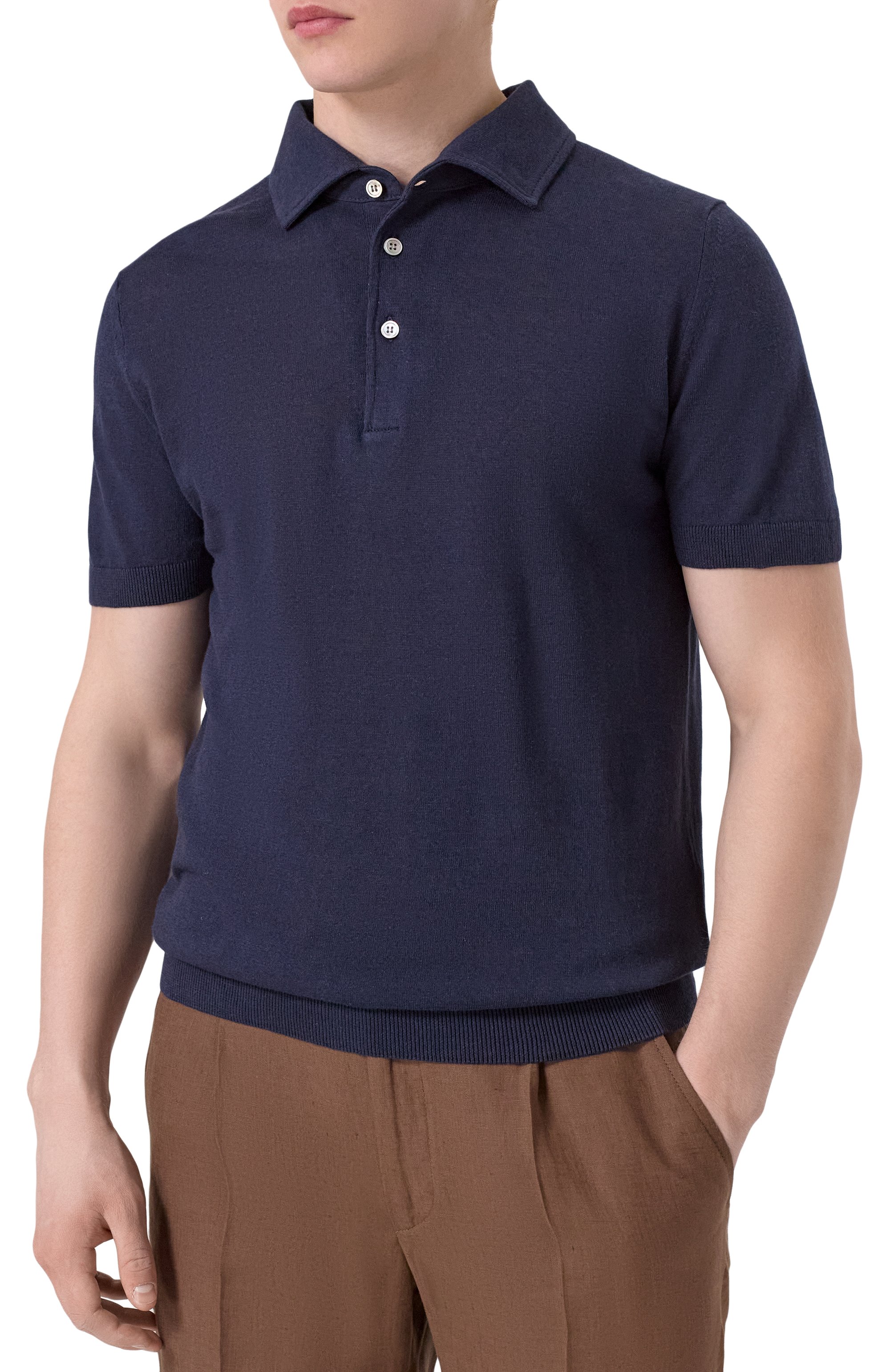 Поло изо льна и хлопка WINDSOR, арт. 13 LIND0-PC 10019668/30045485, фото 3