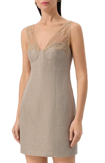 Льняное платье 12 STOREEZ, арт. 131438, фото 3