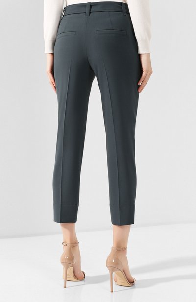 Шерстяные брюки BRUNELLO CUCINELLI, арт. MP105P7020, фото 4