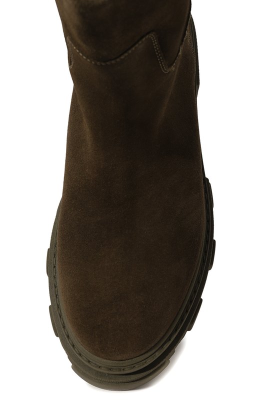 Замшевые сапоги Gia 23 GIABORGHINI Хаки, фото 6