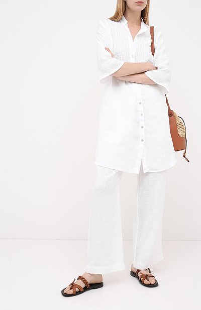 Льняные брюки LA FABBRICA DEL LINO, арт. 00105, фото 2