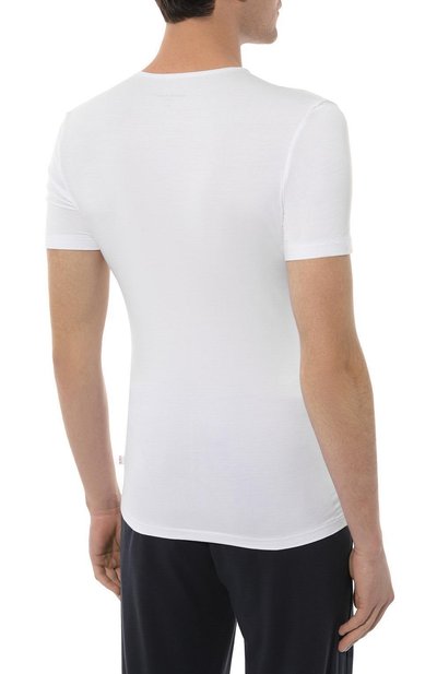 Футболка DEREK ROSE белого цвета по цене 13550 руб., арт. 8007/ALEX001, фото 4 Футболка DEREK ROSE, арт. 8007/ALEX001, фото 4