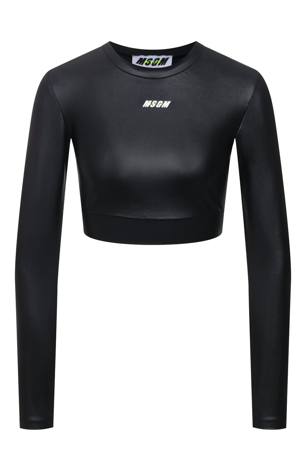 Топ MSGM черного цвета по цене 13600 руб., арт. 3045MDM03 217251, фото 1 Топ MSGM, арт. 3045MDM03 217251, фото 1