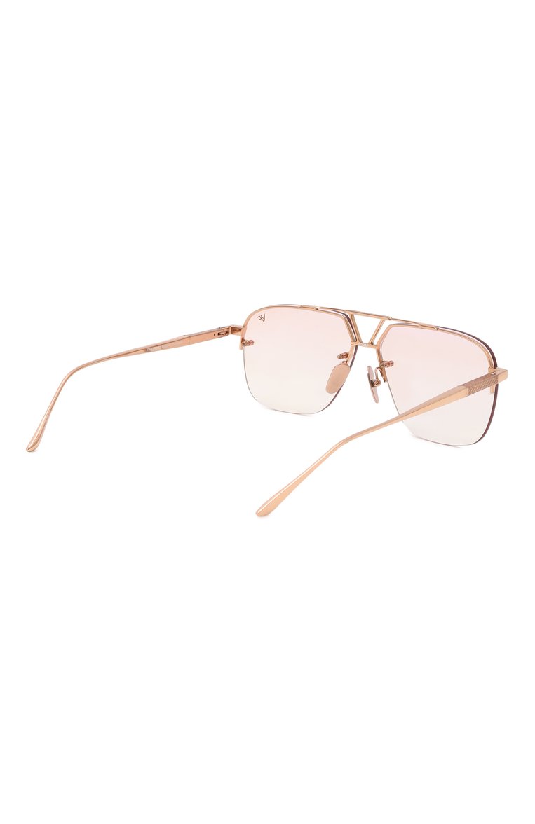 Женские солнцезащитные очки VINTAGE FRAMES розового цвета, арт. FALC0N R0SE G0LD/PINK FLASH | Фото 5 (Нос: Не проставлено; Региональные ограничения белый список (Axapta Mercury): Не проставлено; Тип очков: С/з; Материал: Металл; Кросс-КТ: С/з-унисекс; Очки форма: Авиаторы; Оптика Гендер: оптика-унисекс)