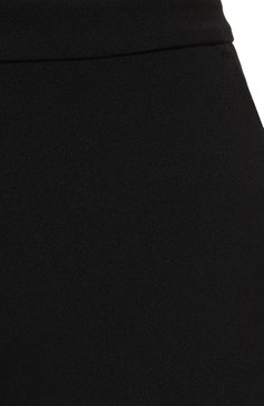 Женские брюки PINKO черного цвета, арт. 102862/A0HC | Фото 5 (Длина (брюки, джинсы): Удлиненные; Женское Кросс-КТ: Брюки-одежда; Материал внешний: Синтетический материал; Силуэт Ж (брюки и джинсы): Прямые; Материал сплава: Проставлено; Стили: Классический; �Случай: Формальный; Драгоценные камни: Проставлено)