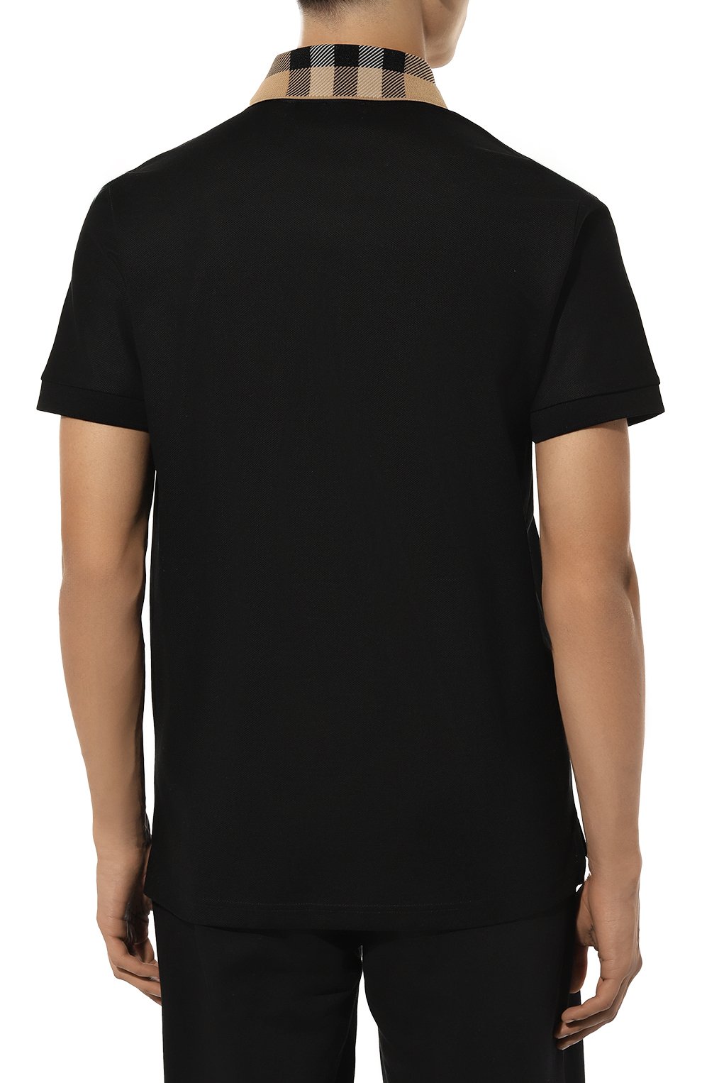 Хлопковое поло BURBERRY, арт. 8071620, фото 4