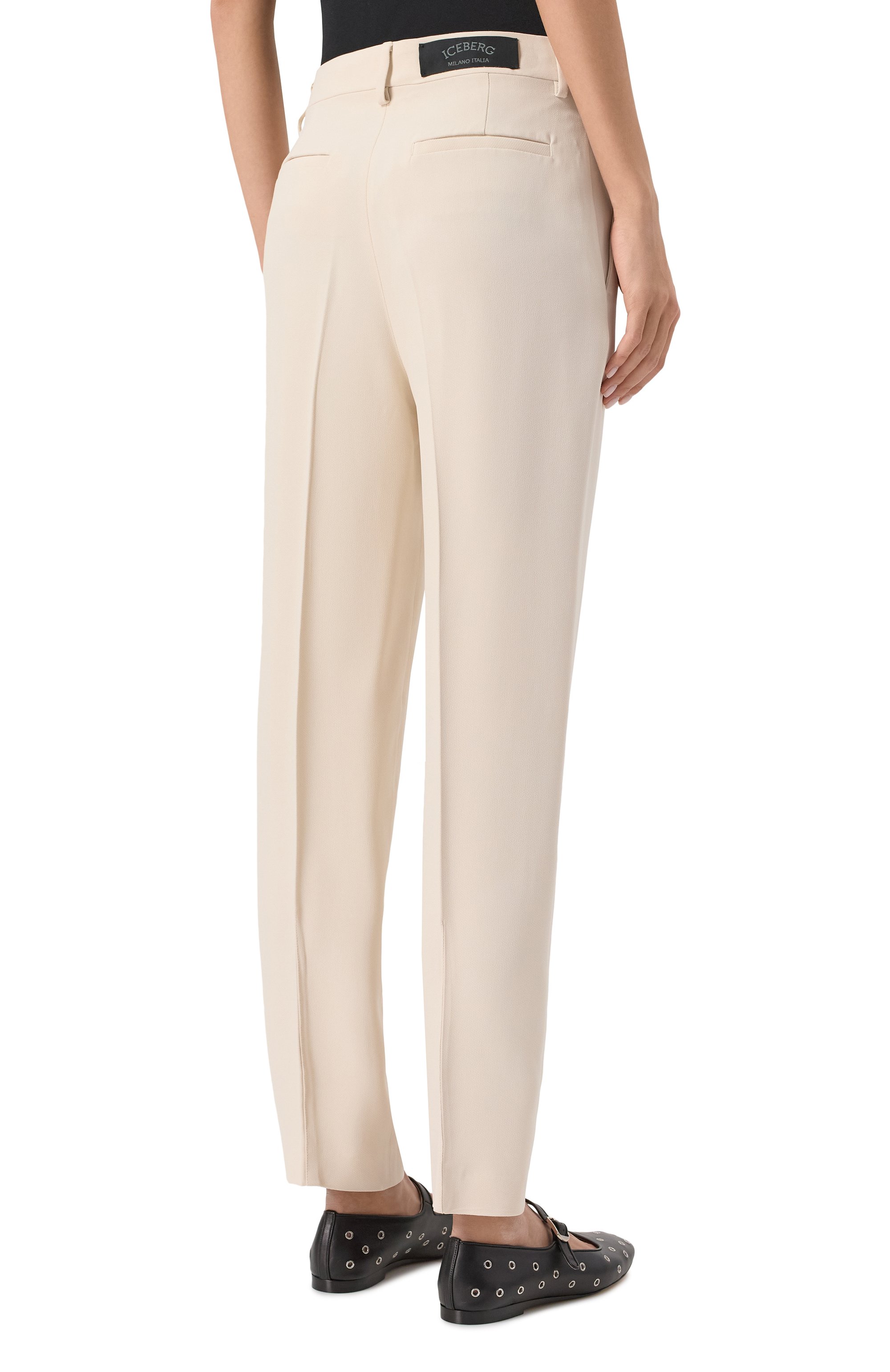 Брюки ICEBERG кремового цвета по цене 48300 руб., арт. B101/5142, фото 4 Брюки ICEBERG, арт. B101/5142, фото 4