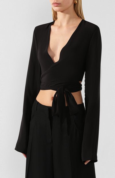 Топ RICK OWENS черного цвета по цене 78400 руб., арт. R020S1794/CC, фото 3 Топ RICK OWENS, арт. R020S1794/CC, фото 3