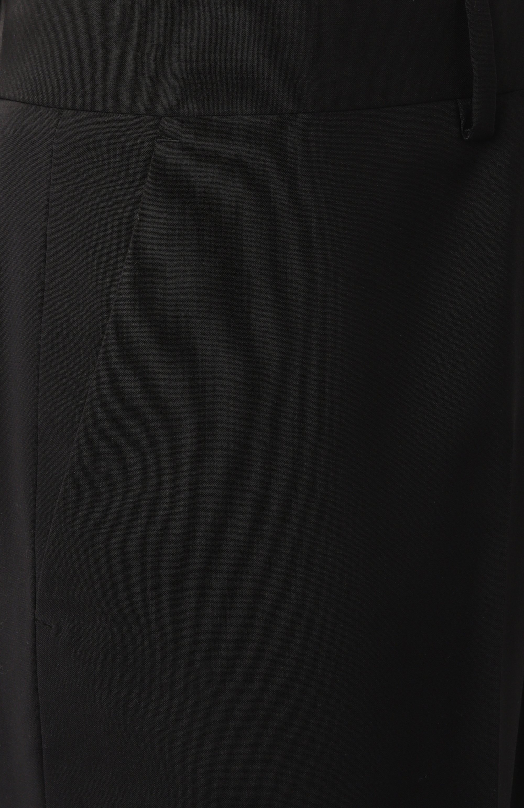 Шерстяные брюки MOSCHINO черного цвета по цене 69950 руб., арт. A0305/0217, фото 6 Шерстяные брюки MOSCHINO, арт. A0305/0217, фото 6