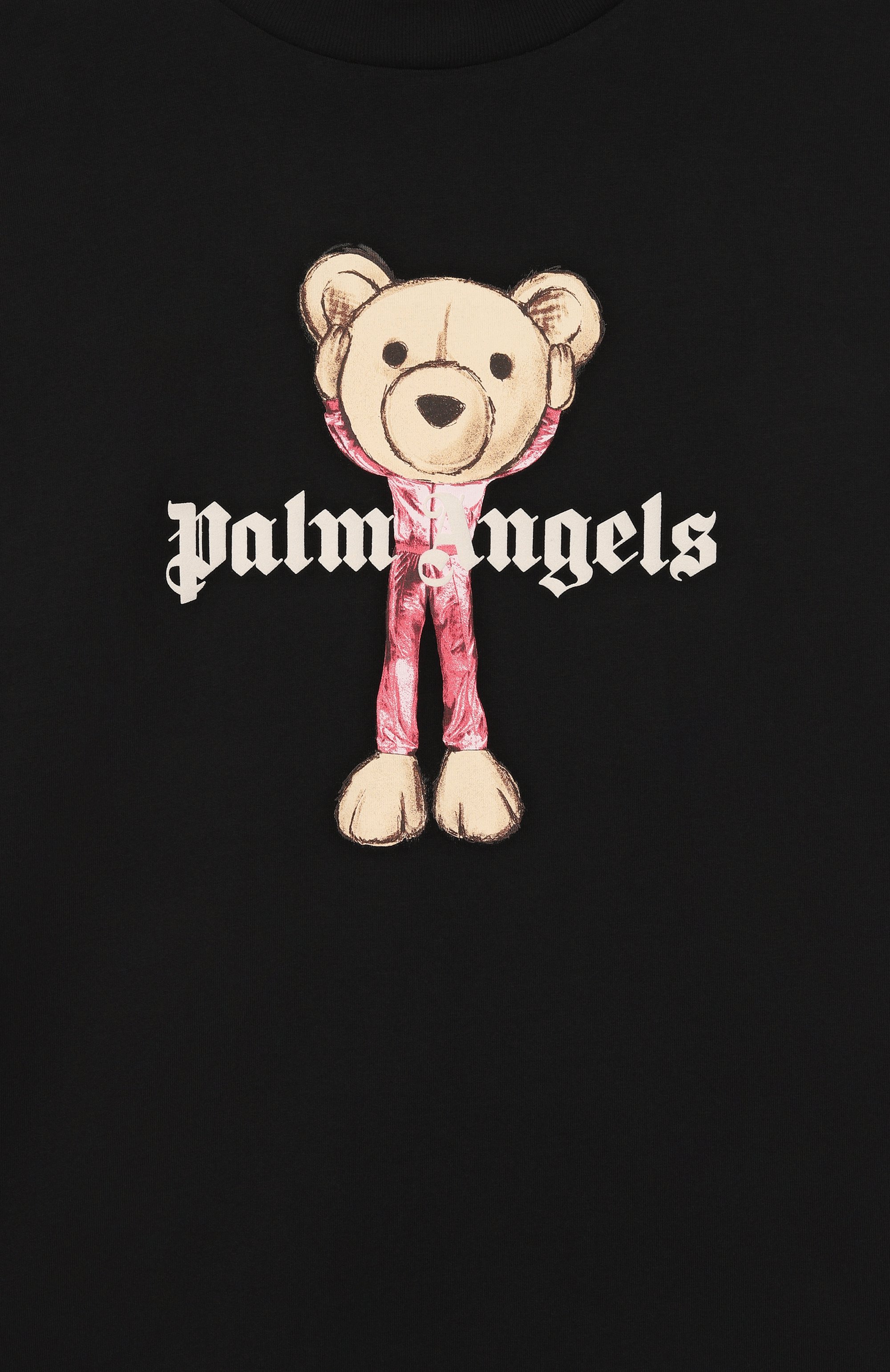 Хлопковая футболка PALM ANGELS, арт. PGAA001S26JER002, фото 3