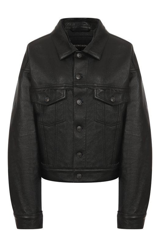 Кожаная куртка Balenciaga 830777/TSS01 Чёрный 830777/TSS01