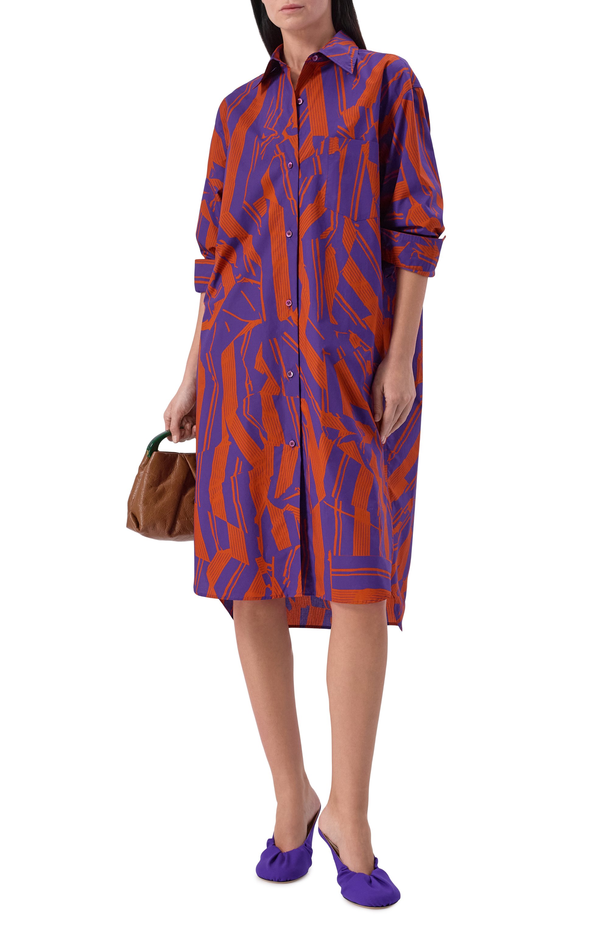 Хлопковое платье DRIES VAN NOTEN, арт. 131031/3003, фото 2