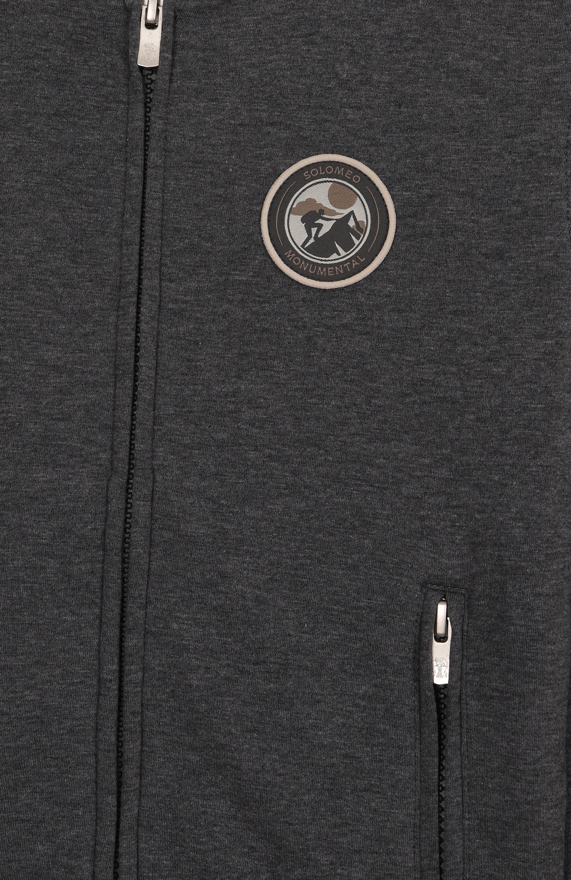 Хлопковая толстовка BRUNELLO CUCINELLI, арт. BW863E194A, фото 3