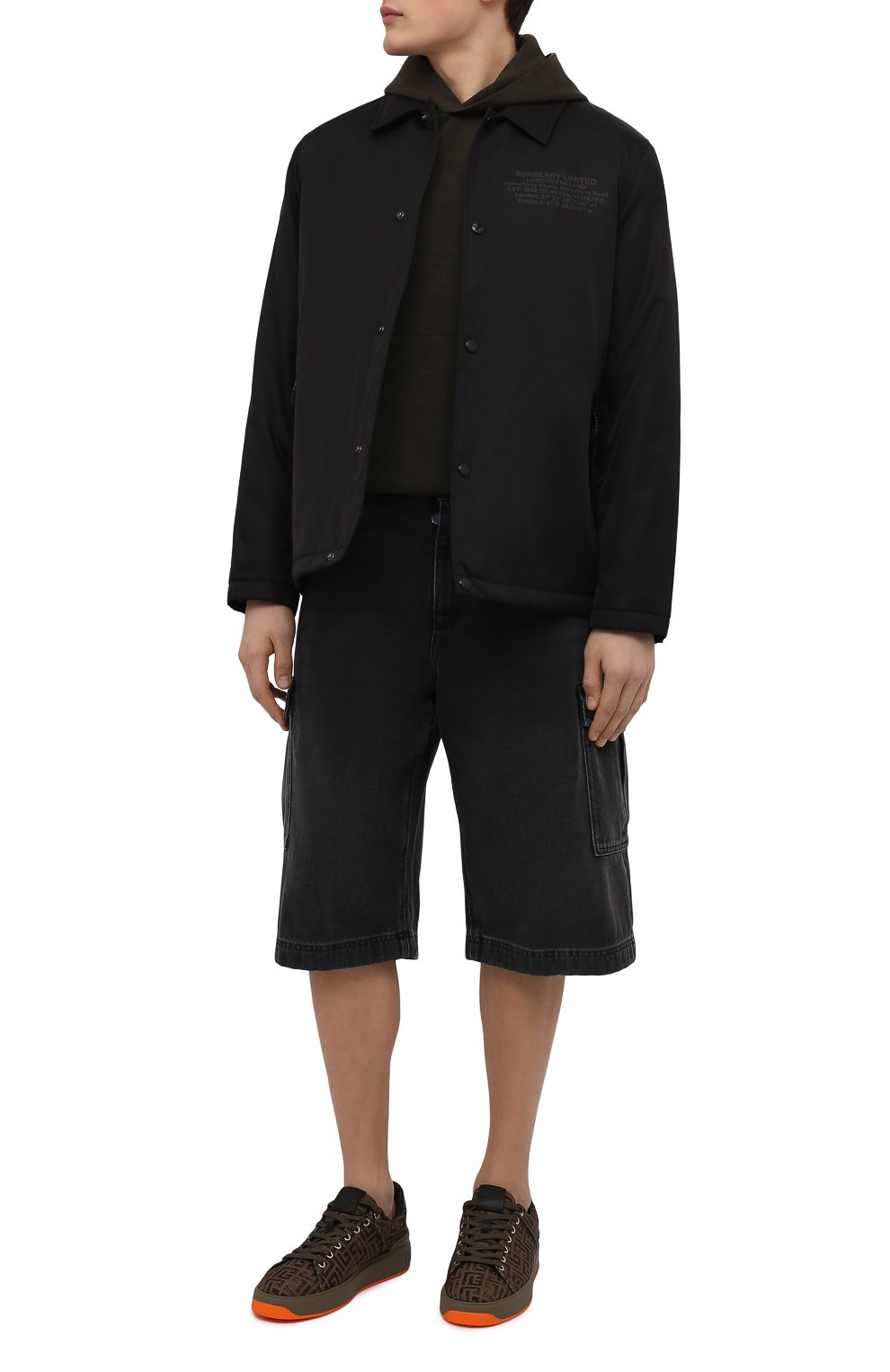 Текстильные кеды b-court BALMAIN, арт. XM1VI288/TCVM, фото 2