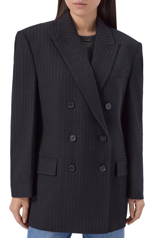 Шерстяной жакет Juun.J JW5X11W51 Чёрный  JW5X11W51 Фото 3