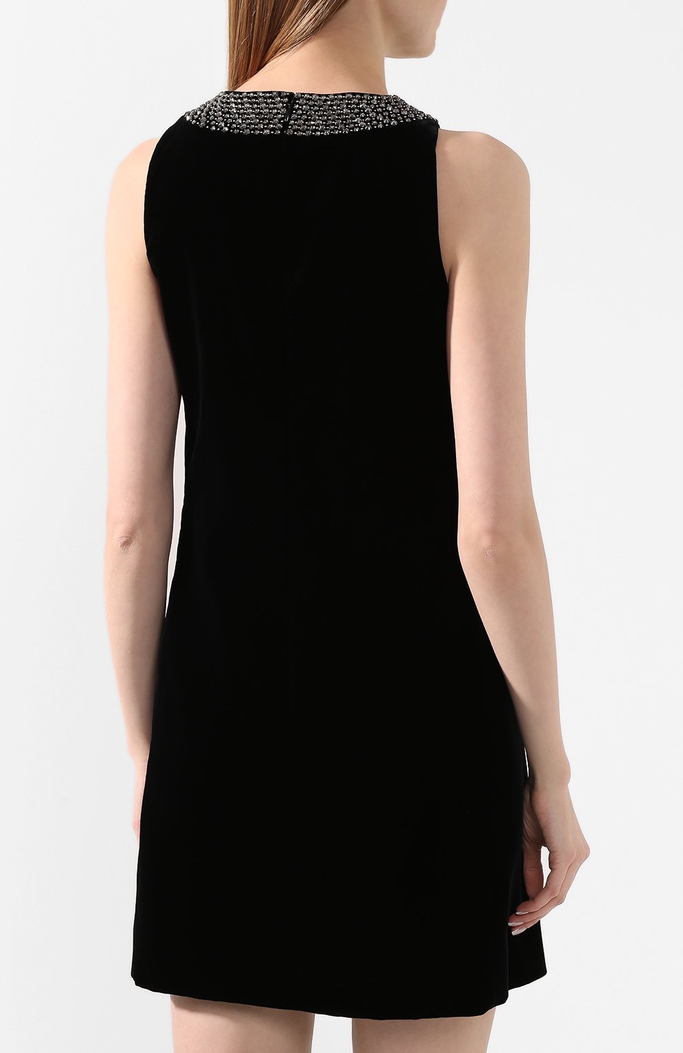 Мини-платье GIVENCHY черного цвета по цене 154500 руб., арт. BW20S8G0GW, фото 4 Мини-платье GIVENCHY, арт. BW20S8G0GW, фото 4