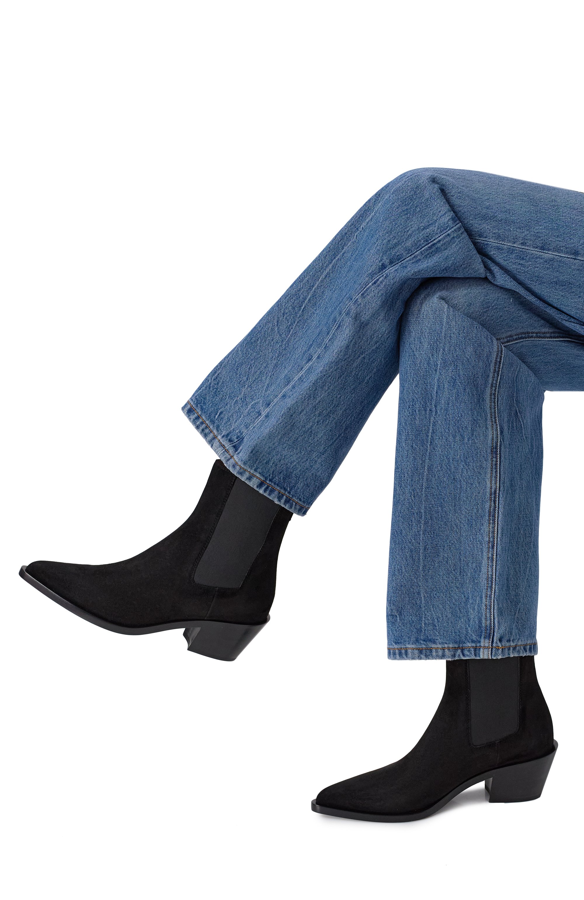 Замшевые ботильоны wylie 55 GIANVITO ROSSI, арт. G72901.45CU0.CASNER0, фото 3