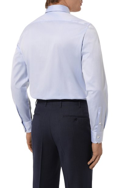 Хлопковая сорочка ZEGNA, арт. 704002A7/9MS0BA, фото 4