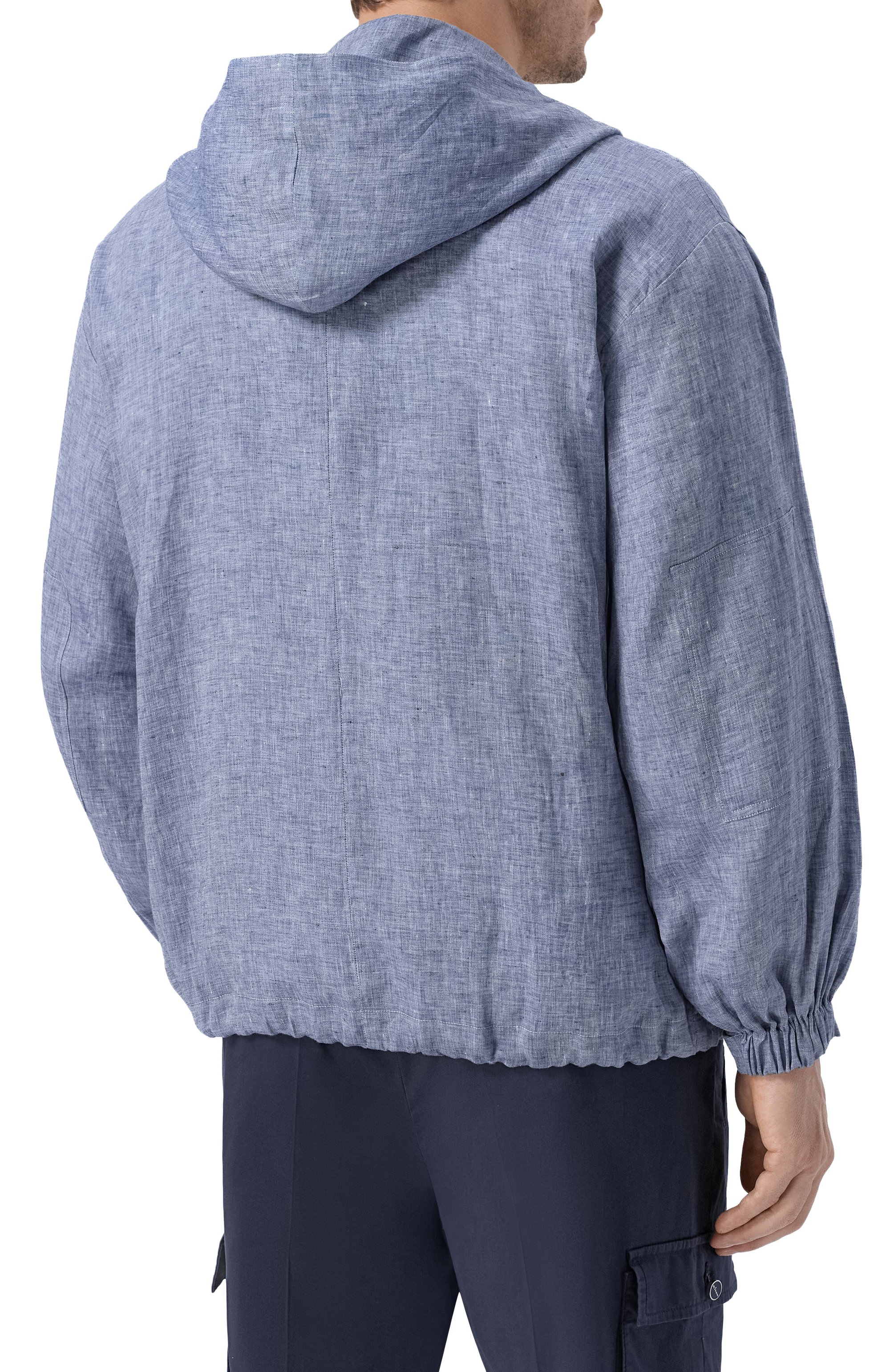 Льняная куртка-рубашка KITON, арт. UMC015H09613, фото 4