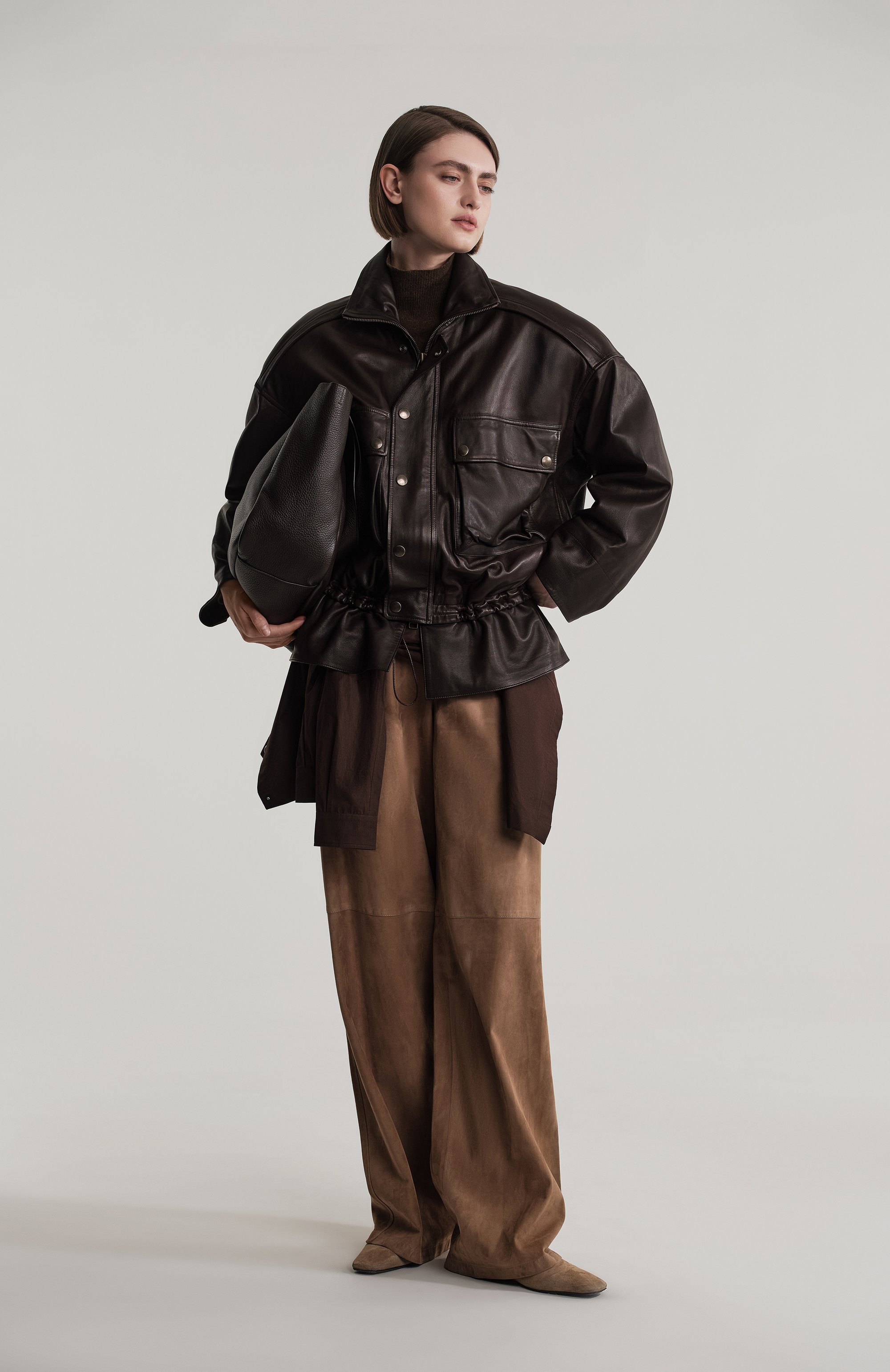 Замшевые балетки everyday TOTEME, арт. 243-WAS2759-LE0071, фото 7